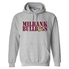 Milbank Bulldogs Gildan Heavy Blend Hooded Sweatshirt