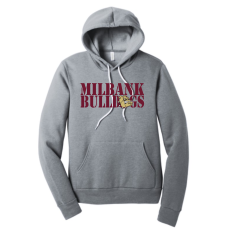 Milbank Bulldogs BELLA+CANVAS ® Unisex Sponge Fleece Pullover Hoodie