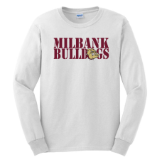 Milbank Bulldogs Gildan Heavy Cotton Long Sleeve T-Shirt