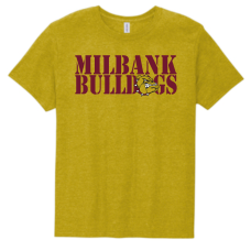 Milbank Bulldogs Jerzees Premium Blend Ring Spun T-Shirt