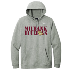 Milbank Bulldogs Club Nike Fleece Hoodie 