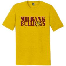 Milbank Bulldogs District Made Triblend Tee