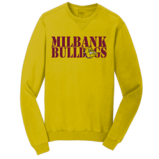 Milbank Bulldogs Port & Company® Beach Wash® Garment-Dye Sweatshirt