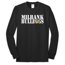 Milbank Bulldogs Port & Company® Long Sleeve Core Blend Tee