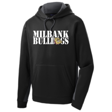 Milbank Bulldogs Sport-Tek Fleece Colorblock Hoodie